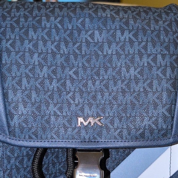 Michael Kors Blue and Gray Backpack with Reflective Stripe - Picture 6 of 6